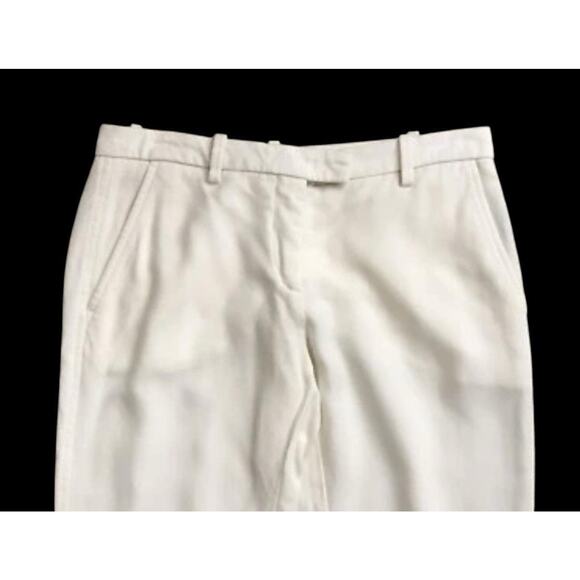 ISABEL MARANT Womens Size 2 Cream White Straight Leg Dress Pants 32" Inseam - Picture 3 of 4